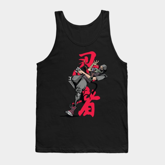 Cool Ninja Tank Top by madeinchorley